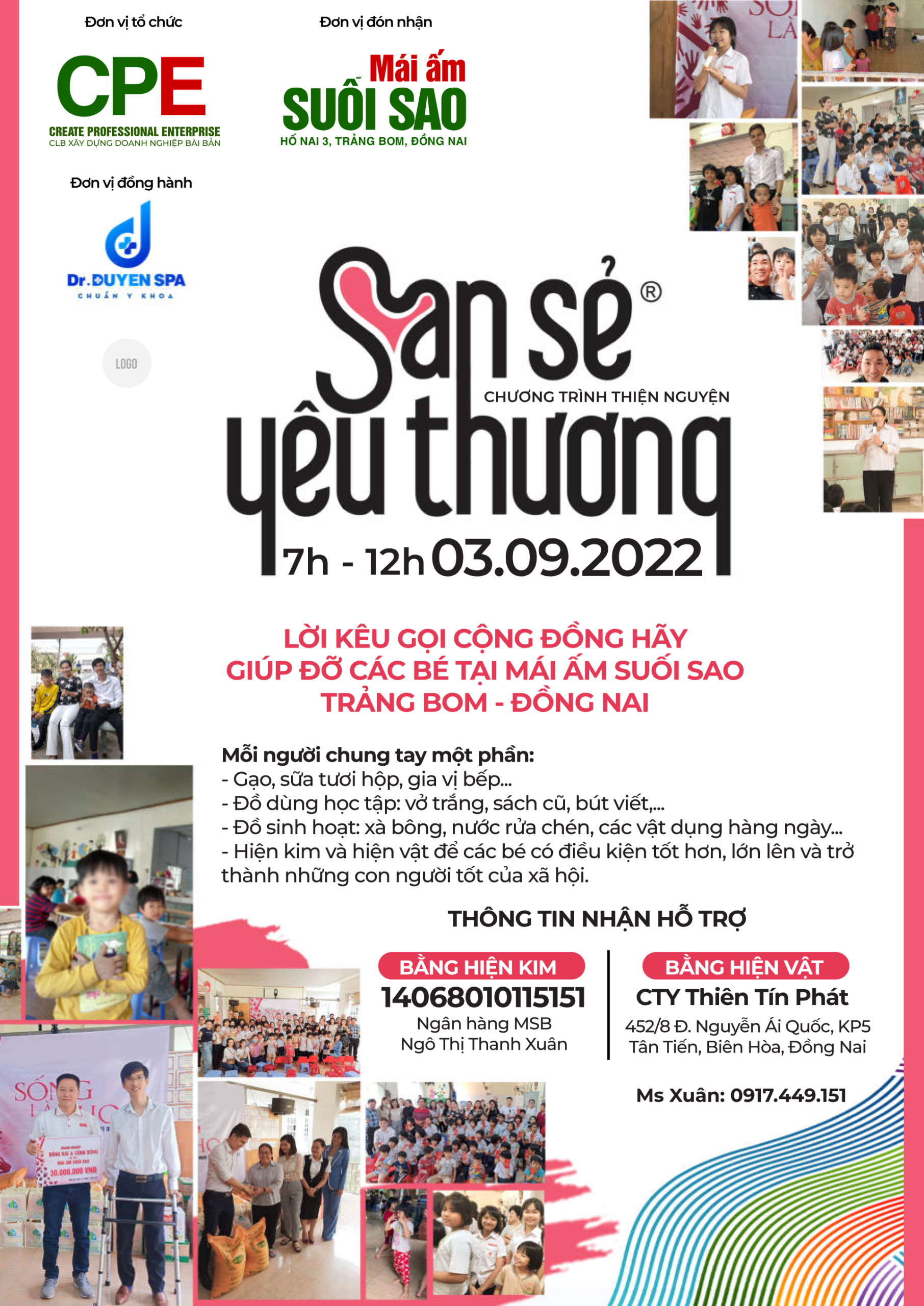 SAN SẺ YÊU THƯƠNG LẦN 1 – MÁI ẤM SUỐI SAO