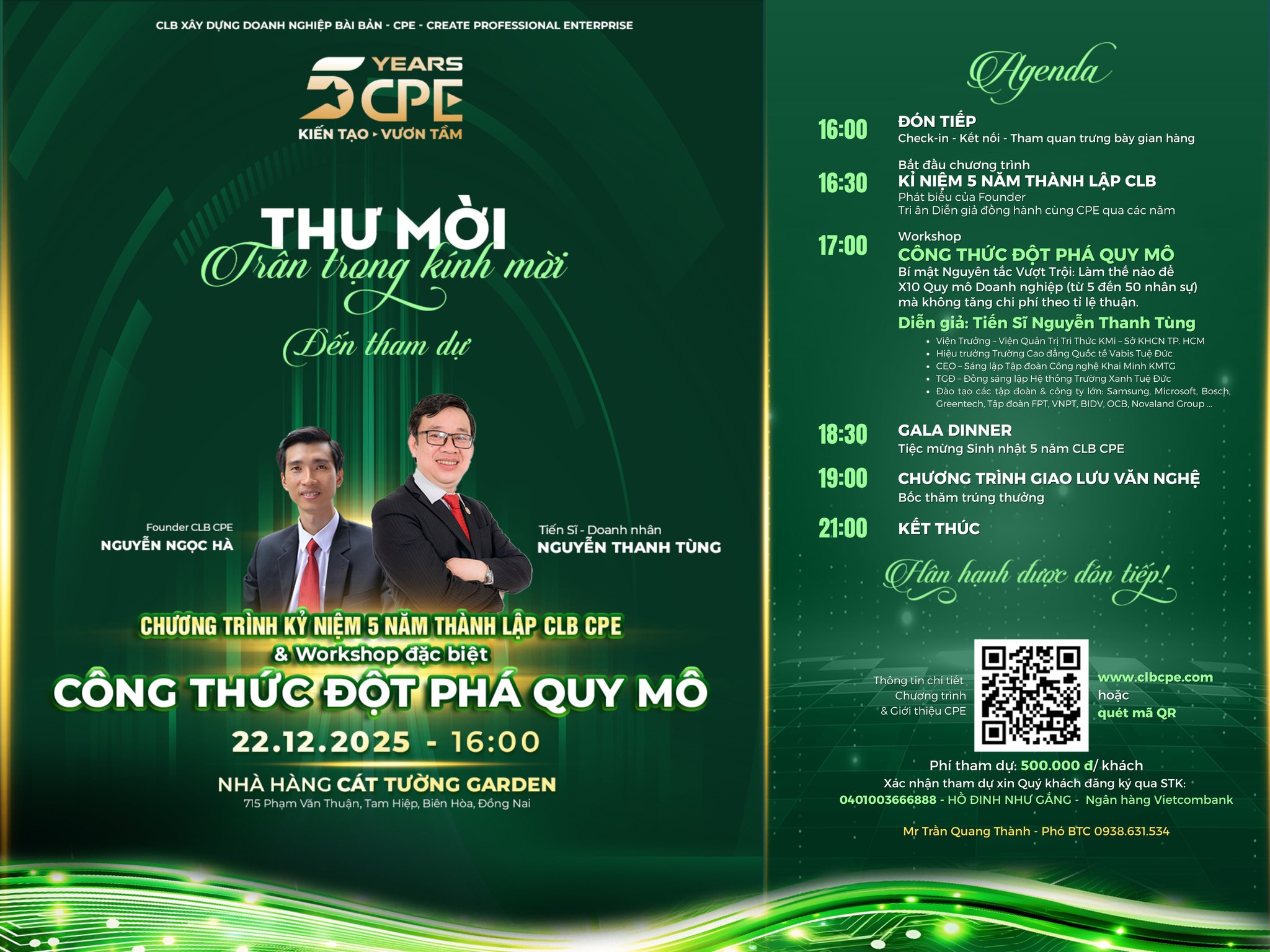 KỶ NIỆM 5 NĂM THÀNH LẬP CLB CPE & WORKSHOP ĐẶC BIỆT